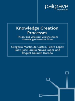 cover image of Knowledge Creation Processes